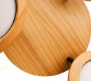 FSC Pine Wood Round Spotlights 4 Head 90054