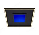 495x495mm Black & White Aluminum LED Decoration Ceiling Light with Centre RGB Function 70001