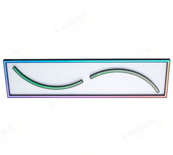 1200x300 Arc Rectangle Rainbow RGB Ceiling Lights Supplier