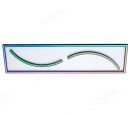 1200x300 Arc Rectangle Rainbow RGB Ceiling Lights70040