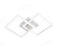 650x425 Aluminum Profile White Ceiling Light50001