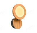 FSC Pine Wood Round Spotlights Single Head 90048