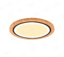 310mm Diameter Round FSC Wood Frame LED Ceiling Light 90000