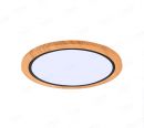 310mm Diameter Round FSC Wood Frame LED Ceiling Light 90000