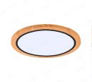 410mm Diameter Round FSC Wood Frame LED Ceiling Light 90001