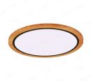 510mm Diameter Round FSC Wood Frame LED Ceiling Light 90002