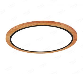 600mm Diameter Round FSC Wood Frame LED Ceiling Light 90003