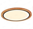 800mm Diameter Round FSC Wood Frame LED Ceiling Light 90004