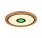 410mm Diameter RGB in Centre Round FSC Wood Frame LED Ceiling Light 90005