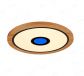 510mm Diameter RGB in Centre Round FSC Wood Frame LED Ceiling Light 90006