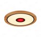 510mm Diameter RGB in Centre Round FSC Wood Frame LED Ceiling Light 90006