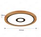 510mm Diameter RGB in Centre Round FSC Wood Frame LED Ceiling Light 90006