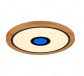 600mm Diameter RGB in Centre Round FSC Wood Frame LED Ceiling Light 90007