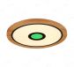 600mm Diameter RGB in Centre Round FSC Wood Frame LED Ceiling Light 90007