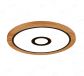 600mm Diameter RGB in Centre Round FSC Wood Frame LED Ceiling Light 90007