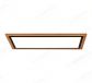 1000x250mm Rectangle FSC Wood Frame LED Ceiling Light 90013