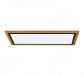 1000x250mm Rectangle FSC Wood Frame LED Ceiling Light 90013