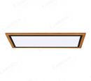 1000x250mm Rectangle FSC Wood Frame LED Ceiling Light 90013