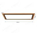 1000x250mm Rectangle FSC Wood Frame LED Ceiling Light 90013