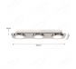 Triple Head Steel Single Head IP54 Decoration LED Ceiling Light 70060