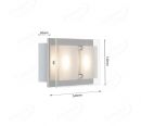 340x140mm LED Integrated LED Wall Lamp Ceiling light with Two Head 70069