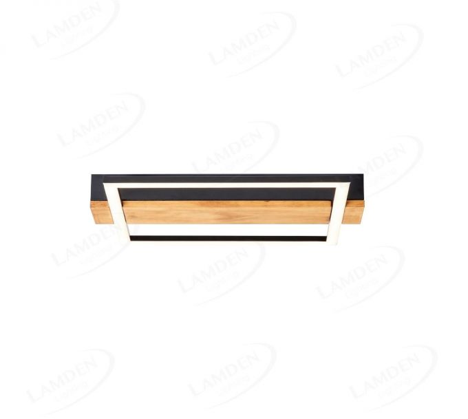 350x300mm LED Frame Light with Wood Board Base Decoration Ceiling Light 70076