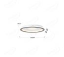 308mm Round LED Panel Ceiling Light 70085