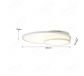 Double Round 605x450mm Decoration LED Ceiling Light for Indoor 70100