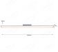 Long Strip CCT 2700-6000K LED Panel Ceiling Light 70105