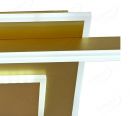 Square Gold Color Double Frame CCT LED Ceiling Light 70109