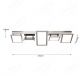 Piano Design movable Indoor IP20 CCT LED Ceiling Light 70113