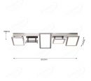 Piano Design movable Indoor IP20 CCT LED Ceiling Light 70113