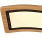 460x267mm Wave Shape FSC Wood Decoration LED Ceiling Light 90025