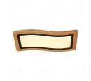 460x267mm Wave Shape FSC Wood Decoration LED Ceiling Light 90025