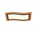 460x267mm Wave Shape FSC Wood Decoration LED Ceiling Light 90025