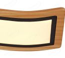 460x267mm Wave Shape FSC Wood Decoration LED Ceiling Light 90025