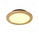 Round 280mm FSC Pine Wood Indoor LED Ceiling Light 90027