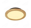 Round 280mm FSC Pine Wood Indoor LED Ceiling Light 90027