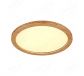 Round 380mm FSC Pine Wood Indoor LED Ceiling Light 90028