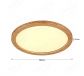 Round 380mm FSC Pine Wood Indoor LED Ceiling Light 90028