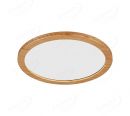 Round 380mm FSC Pine Wood Indoor LED Ceiling Light 90028