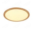 Round 480mm FSC Pine Wood Indoor LED Ceiling Light 90029