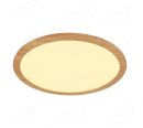 Round 480mm FSC Pine Wood Indoor LED Ceiling Light 90029