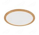 Round 480mm FSC Pine Wood Indoor LED Ceiling Light 90029