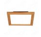 Square 280x280mm FSC Pine Wood Indoor LED Ceiling Light 90030