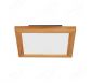 Square 280x280mm FSC Pine Wood Indoor LED Ceiling Light 90030