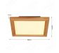 Square 280x280mm FSC Pine Wood Indoor LED Ceiling Light 90030