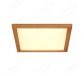 Square 380x380mm FSC Pine Wood Indoor LED Ceiling Light 90031