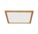 Square 480x480mm FSC Pine Wood Indoor LED Ceiling Light 90032