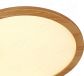 650x480mm Double Round FSC Pine Wood Indoor LED Ceiling Light 90034